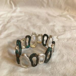 FREE WITH PURCHASE! :) Silver and Blue Bracelet